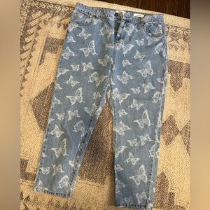 Cotton:On Denim Butterfly Mom Jeans